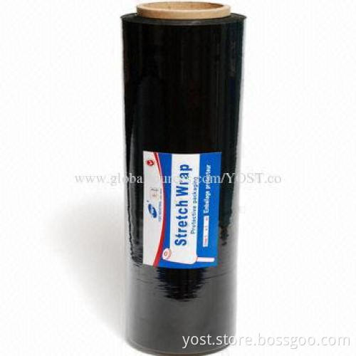LLDPE black stretch film, moisture-proof